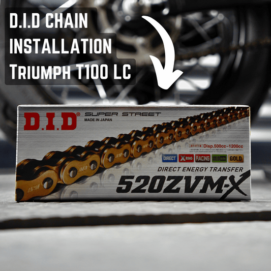 DID Chain Installation - Triumph Bonneville Chain T100 LC