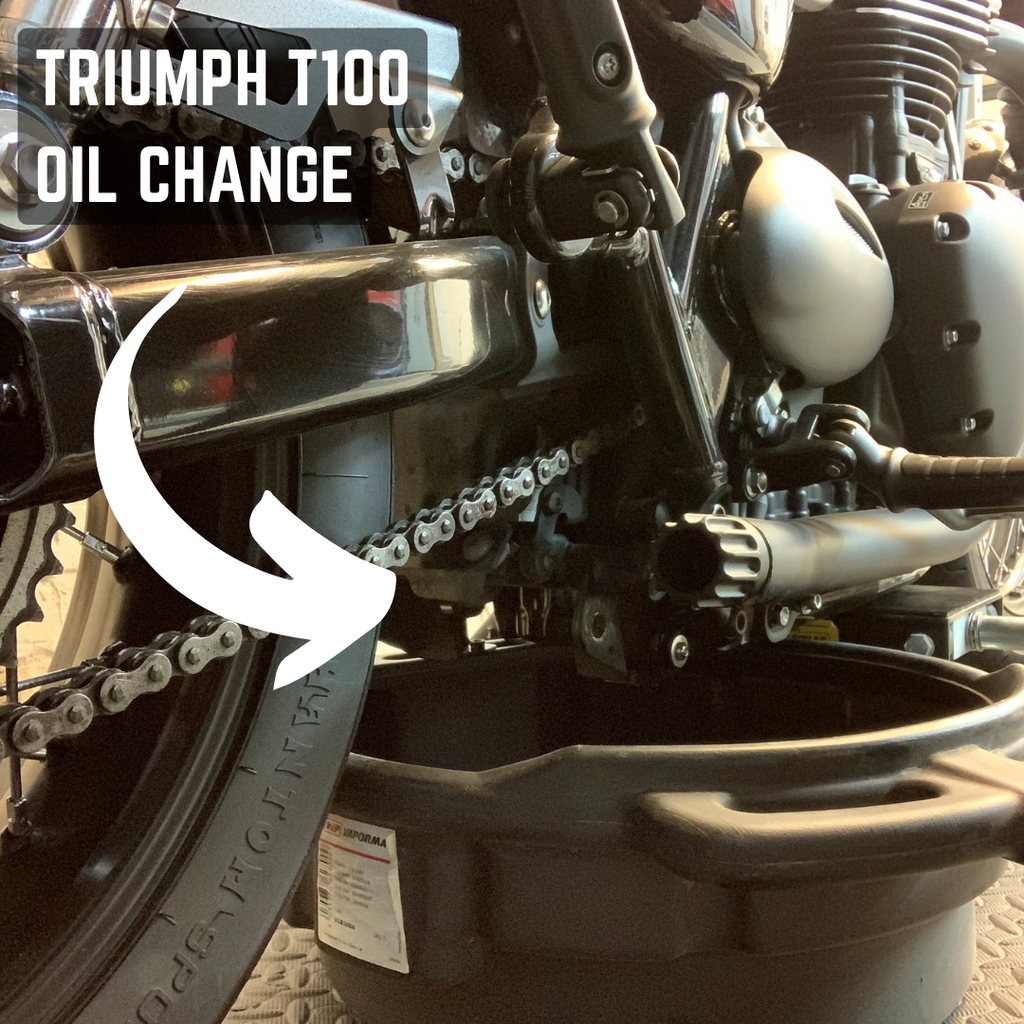 Triumph T100 - Oil Change