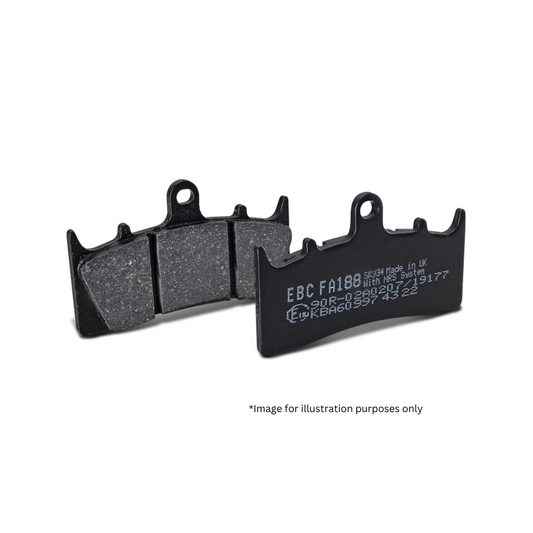 EBC Motorcycle Brake Pads - FA 142 - Front - Organic Compound