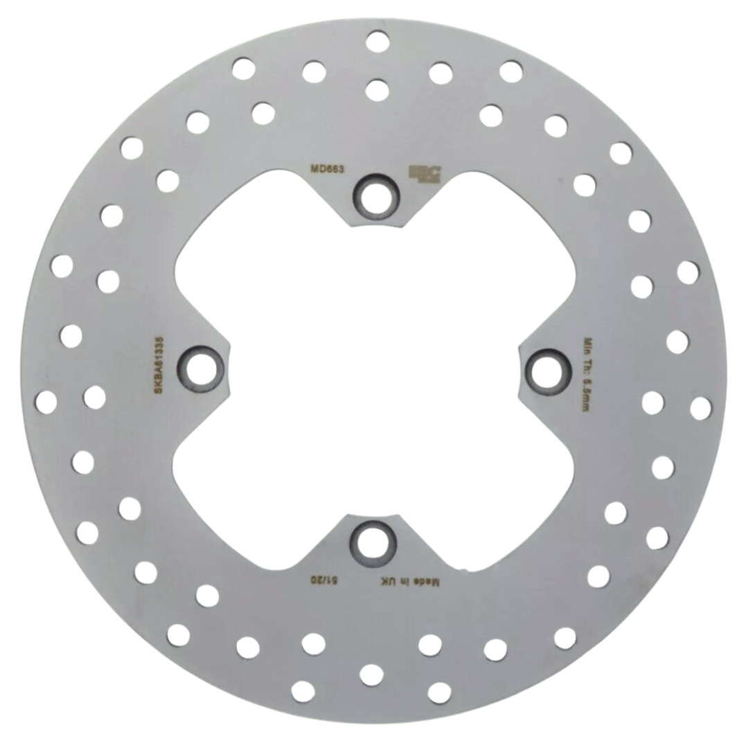 EBC Motorcycle Brake Disc - MD663 - Rear - Stainless Steel