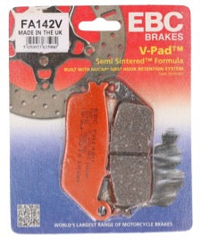 EBC Motorcycle Brake Pads - FA 142V - Front - Semi Sintered Compound