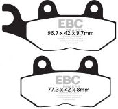 EBC Motorcycle Brake Pads - FA 2142HH - Rear - Sintered Compound