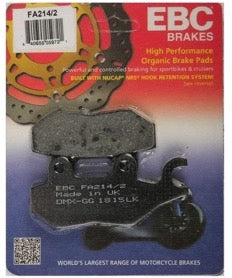 EBC Motorcycle Brake Pads - FA214/2 - Rear - Organic Compound