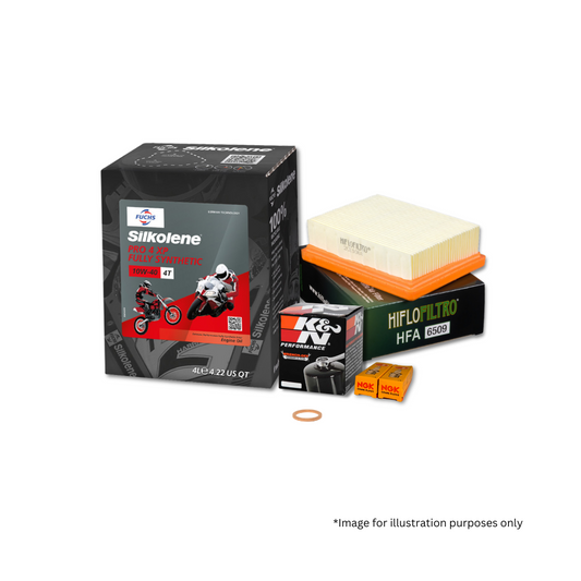 Triumph Street Twin 900cc Service Kit - Spark Plug, Oil & Air Filter Kit